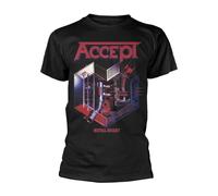 T-Shirt Manches courtes de Accept - Metal Heart - S à 3XL - pour Homme - noir M