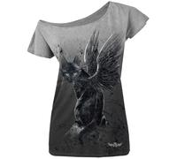 T-Shirt Manches courtes de Alchemy England - Nine Lives Vintage - L à 4XL - pour Femme - gris L