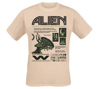 T-Shirt Manches courtes de Alien - Special Order - Ver t& Noir - M à 3XL - pour Homme - naturel 3XL