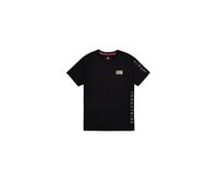 T-Shirt Manches courtes de Alpha Industries - T-Shirt Camouflage - S à L - pour Homme - noir M