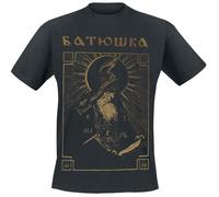 T-Shirt Manches courtes de Batushka - Shema Monk - S à XXL - pour Homme - noir XXL