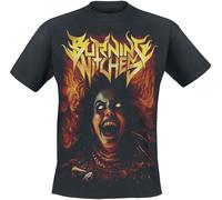 T-Shirt Manches courtes de Burning Witches - Witch - S à XXL - pour Homme - noir L