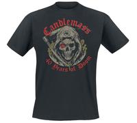 T-Shirt Manches courtes de Candlemass - Reaper - S à XXL - pour Homme - noir S