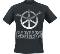 RAZAMATAZ Carcass T-shirt noir Heartwork, noir, Taille L
