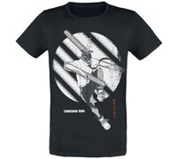 T-Shirt Manches courtes de Chainsaw Man - M à XL - pour Homme - noir L