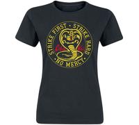 T-Shirt Manches courtes de Cobra Kai - Cobra Kai Round Patch - L à XXL - pour Femme - noir L