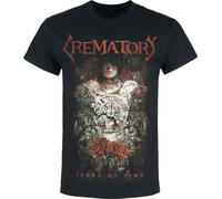 T-Shirt Manches courtes de Crematory - Tears Of Time - S à XL - pour Homme - noir M