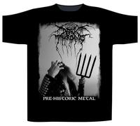 T-Shirt Manches courtes de Darkthrone - Pre-Historic Metal - S à XL - pour Homme - noir M