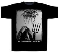 T-Shirt Manches courtes de Darkthrone - Pre-Historic Metal - S à XL - pour Homme - noir S