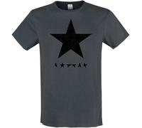 T-Shirt Manches courtes de David Bowie - Amplified Collection - Black Star - S à 3XL - pour Homme - anthracite XXL