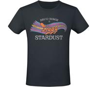 T-Shirt Manches courtes de David Bowie - Ziggy Stardust - M à 3XL - pour Homme - noir L