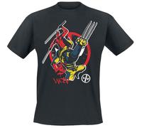 T-Shirt Manches courtes de Deadpool - Deadpool & Wolverine - M à XXL - pour Homme - noir L