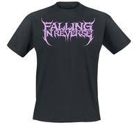 T-Shirt Manches courtes de Falling In Reverse - Popular Monster Text - S à XL - pour Homme - noir M