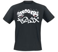 T-Shirt Manches courtes de Félix Le Chat - Comic Strip - M à XXL - pour Homme - noir M