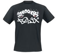 T-Shirt Manches courtes de Félix Le Chat - Comic Strip - M à XXL - pour Homme - noir XXL
