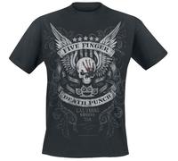 T-Shirt Manches courtes de Five Finger Death Punch - No Regrets - S à 5XL - pour Homme - noir M