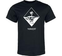 T-Shirt Manches courtes de Forvert - Morro Bay - S à XL - pour Homme - noir S