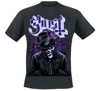 T-Shirt Manches courtes de Ghost - Top Hat V - L à 3XL - pour Homme - noir XL