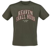 T-Shirt Manches courtes de Heaven Shall Burn - Never Surrender - S à 3XL - pour Homme - vert XXL