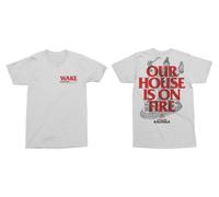 T-Shirt Manches courtes de In Hearts Wake - Our House is on Fire - S à XXL - pour Homme - blanc M