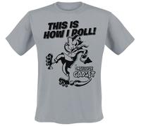 T-Shirt Manches courtes de Inspecteur Gadget - This Is How I Roll - L à XXL - pour Homme - gris XL