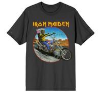 T-Shirt Manches courtes de Iron Maiden - Road Biker - S à 4XL - pour Homme - anthracite 3XL