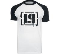 T-Shirt Manches courtes de Linkin Park - LP Logo - S à 5XL - pour Homme - blanc/noir 4XL