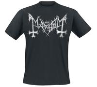 T-Shirt Manches courtes de Mayhem - Distressed Logo - S à XXL - pour Homme - noir L