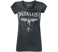 T-Shirt Manches courtes de Metallica - Biker - S à 4XL - pour Femme - noir/gris 4XL