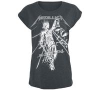 T-Shirt Manches courtes de Metallica - Raining Light - S à 5XL - pour Femme - gris L