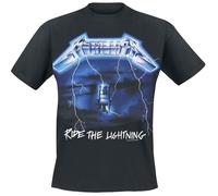 T-Shirt Manches courtes de Metallica - Ride The Lightning - S à 5XL - pour Homme - noir 4XL