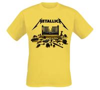 Metallica T-shirt 72 Seasons Simplified Cover – unisexe jaune Taille XL