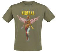 T-Shirt Manches courtes de Nirvana - Angel - S à 3XL - pour Homme - vert S