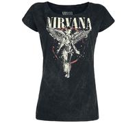T-Shirt Manches courtes de Nirvana - Angel - S à 4XL - pour Femme - anthracite S
