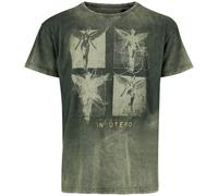 T-Shirt Manches courtes de Nirvana - In Utero Collage - S à 3XL - pour Homme - vert XL