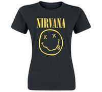 T-Shirt Manches courtes de Nirvana - Logo - M à XXL - pour Femme - noir L