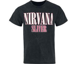T-Shirt Manches courtes de Nirvana - Sliver - S à XXL - pour Homme - noir XXL