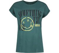 T-Shirt Manches courtes de Nirvana - Something In The Way - S à XXL - pour Femme - bleu L