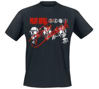 T-Shirt Manches courtes de Palaye Royale - The Bastards - S à 5XL - pour Homme - noir S