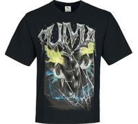 T-Shirt Manches courtes de Puma - GRAPHIC Vintage Cat Boxy Tee - S à XL - pour Homme - noir S