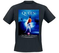 T-Shirt Manches courtes de Queen - Queen We Are The Champion Freddie In Colour - S à 5XL - pour Homme - noir M