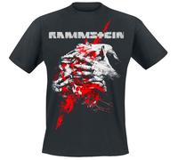 T-Shirt Manches courtes de Rammstein - Angst - M à 5XL - pour Homme - noir M