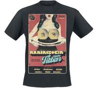 T-Shirt Manches courtes de Rammstein - Dicke Titten - S à 5XL - pour Homme - noir S