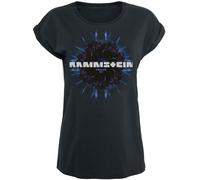 T-Shirt Manches courtes de Rammstein - Herzeleid Blume - S à 3XL - pour Femme - noir M