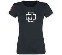 T-Shirt Manches courtes de Rammstein - Logo Glow - M à XXL - pour Femme - noir L