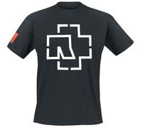 T-Shirt Manches courtes de Rammstein - Logo - S à 3XL - pour Homme - noir 3XL