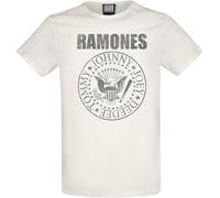 T-Shirt Manches courtes de Ramones - Amplified Collection - Vintage Shield - S à 3XL - pour Homme - blanc M