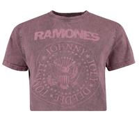 T-Shirt Manches courtes de Ramones - Crest - S à L - pour Femme - violet M