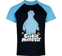 T-Shirt Manches courtes de Sesame Street - Macaron Le Glouton - S à XXL - pour Homme - multicolore XXL