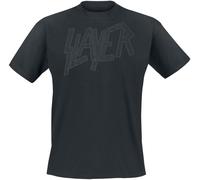 T-Shirt Manches courtes de Slayer - Black On Black Logo - S à 4XL - pour Homme - noir S
